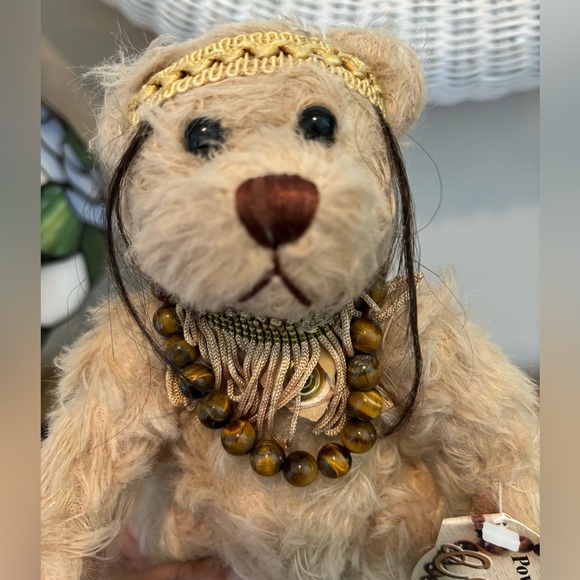 Vintage Pickford Bears CLOE “ the brass button power bear of courage” tigers eye - Picture 6 of 7